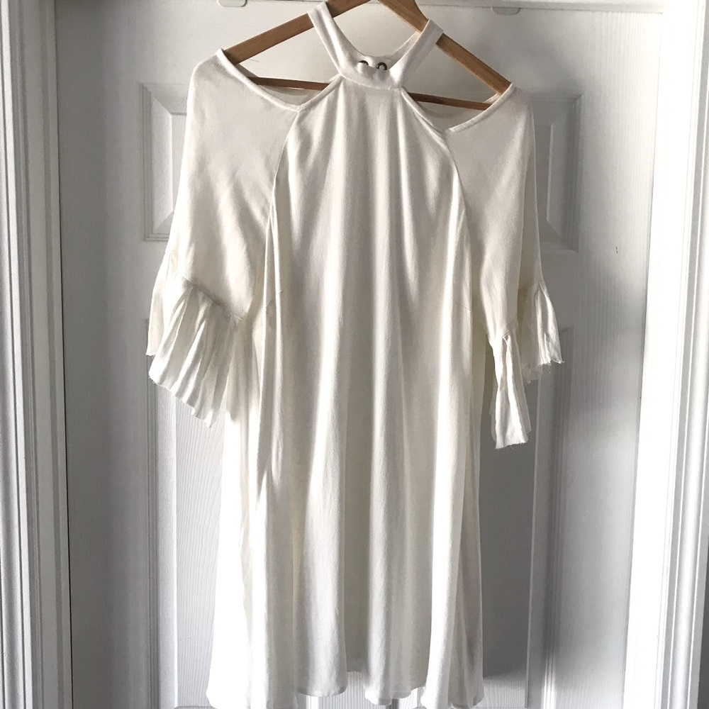 Free People Boho Cold Shoulder Blouse A2